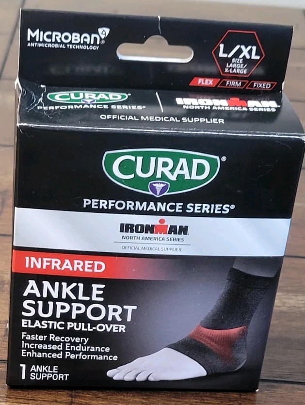 CURAD Performance Series – IRONMAN – Infrared Ankle Support, L/XL