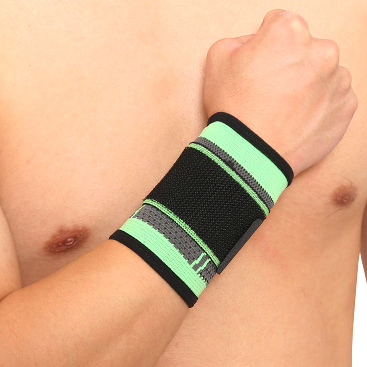 Wrist Brace Band Wrap Adjustable Support Gym Strap Carpal Tunnel Bandage Sports