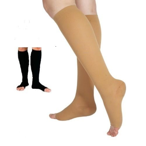 New Medical Compression Stockings/Socks Knee High Class II 23-32 mmHg Open Toe