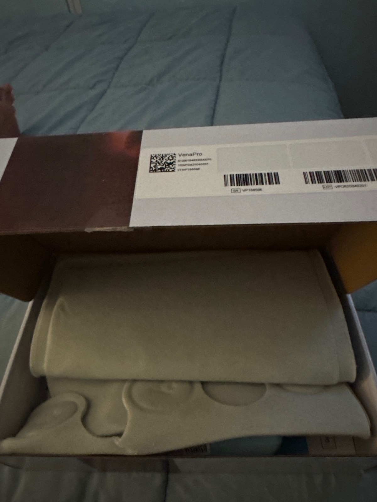 VenaPRO Portable Vascular 2 Legs Compression Cuff Blood Flow Therapy Open Box