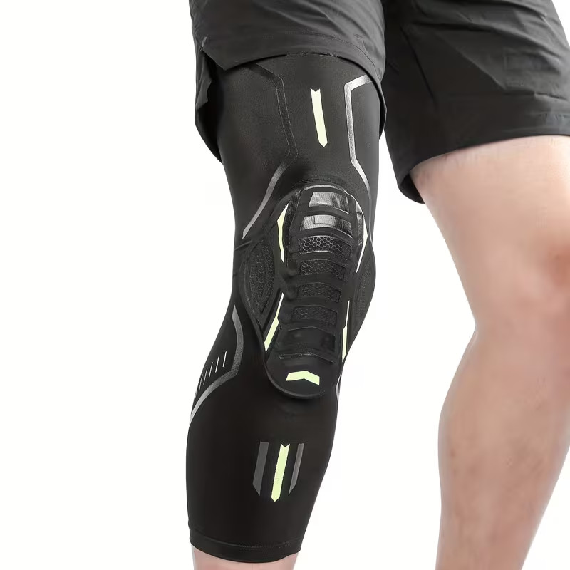 Sports Kneecaps, Compression Breathable Leggings, Honeycomb Gasket Leg Warmer