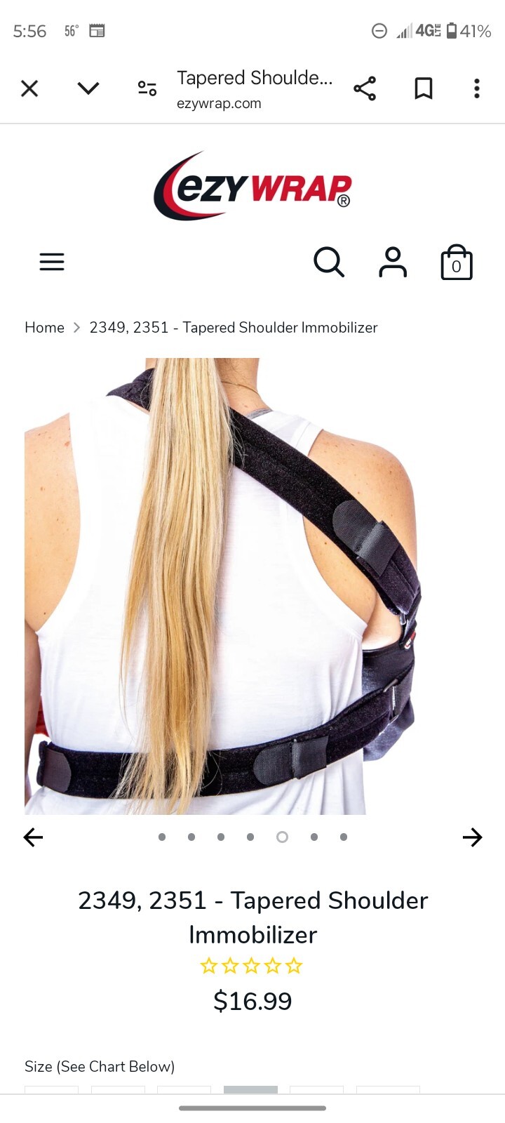 Ez Wrap Arm Sling Immobilizer