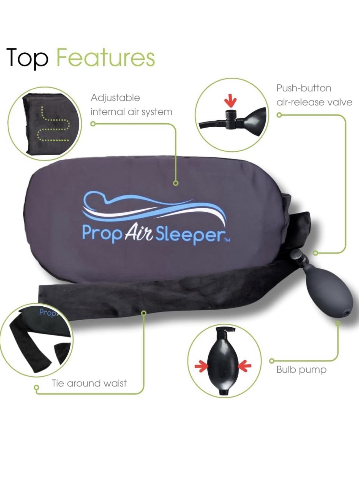 Innotech Propair Sleeper Sleeping Support Pillow to Support Your Spine Curvature
