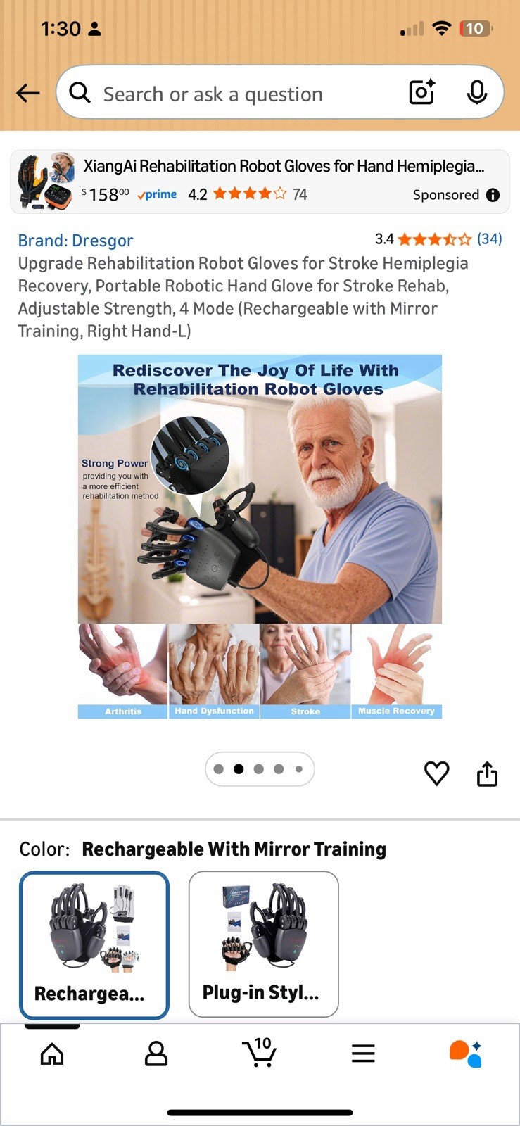 Rehabilitation Robot Gloves for Hemiplegia Hand Stroke Recovery