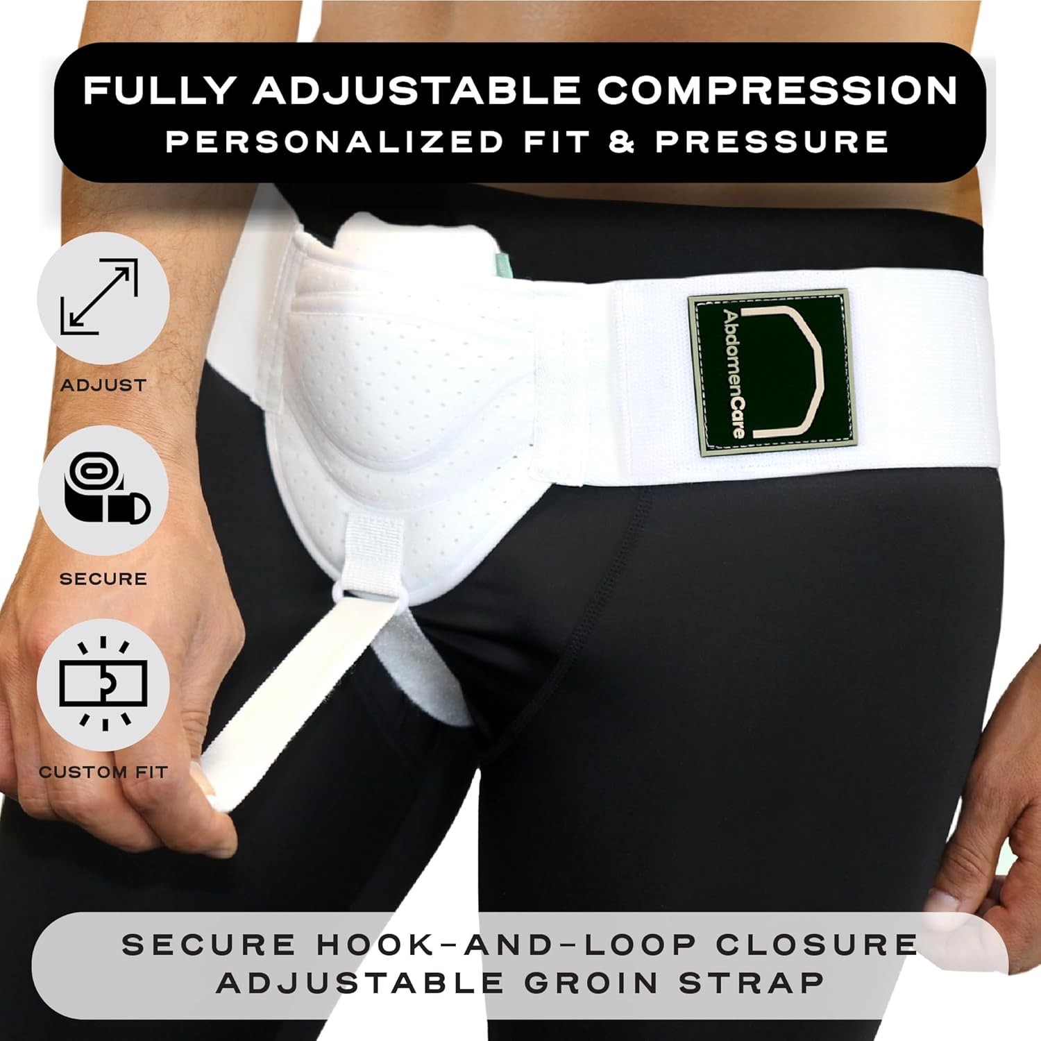 Abdomencare Inguinal Hernia Belt for Men – Hernia Support L/XL