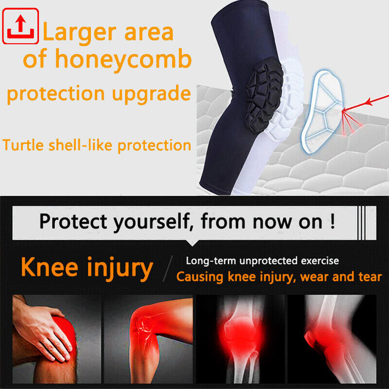 Knee Brace Leg Support Compression Sleeve Sports Protective Gear Guard Pad Gym