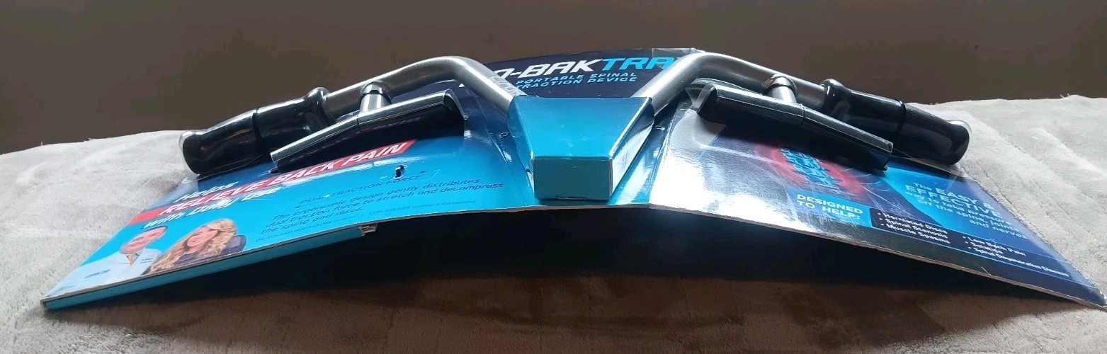 Lo-Bak Trax Portable Spinal Traction Device Relieves Back Pain w/ DVD – NEW