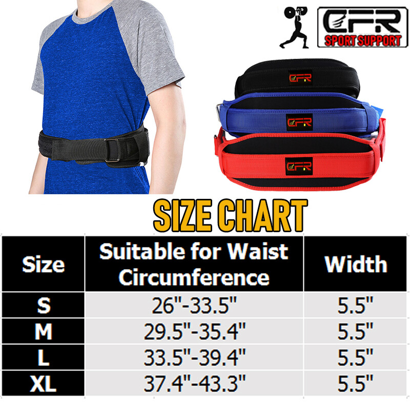 CFR Adjustable Lumbar Support Lower Waist Back Belt Brace Pain Relief Men Women