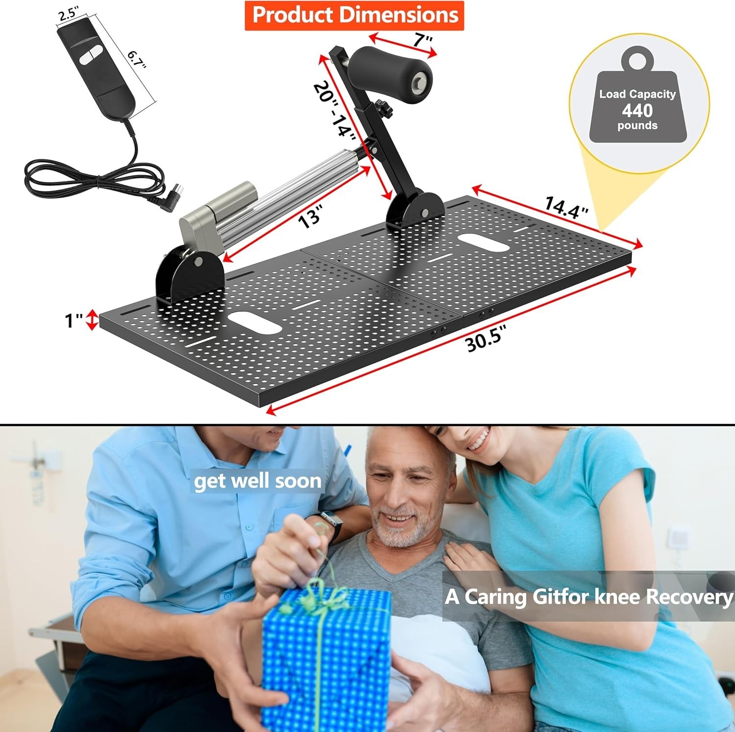 Electric Knee Therapy Exercise Strengthening Equipment