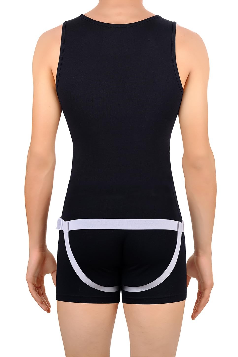 FlexaMed Suspensory Scrotal Support with Leg Straps – Large | Designed for hy…