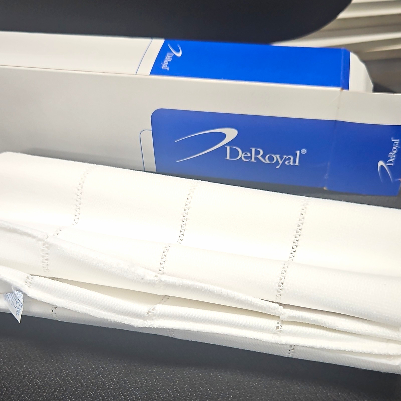 DeRoyal White Orthopedic Support Brace Sleeve, One Size Brace