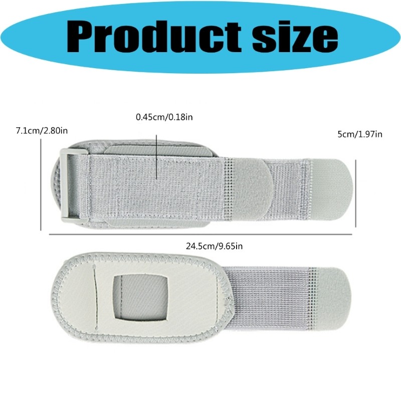 Training Wrist Wrap with Watch Screen Opening and Adjustable Wrist Fit