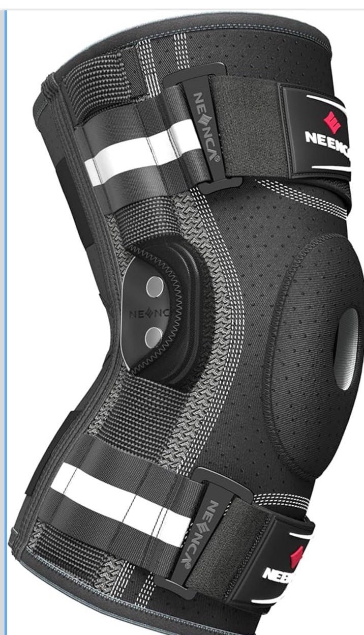 Neenca Sports Series Hinged Adjustable Knee Brace Size Large HX-035/042