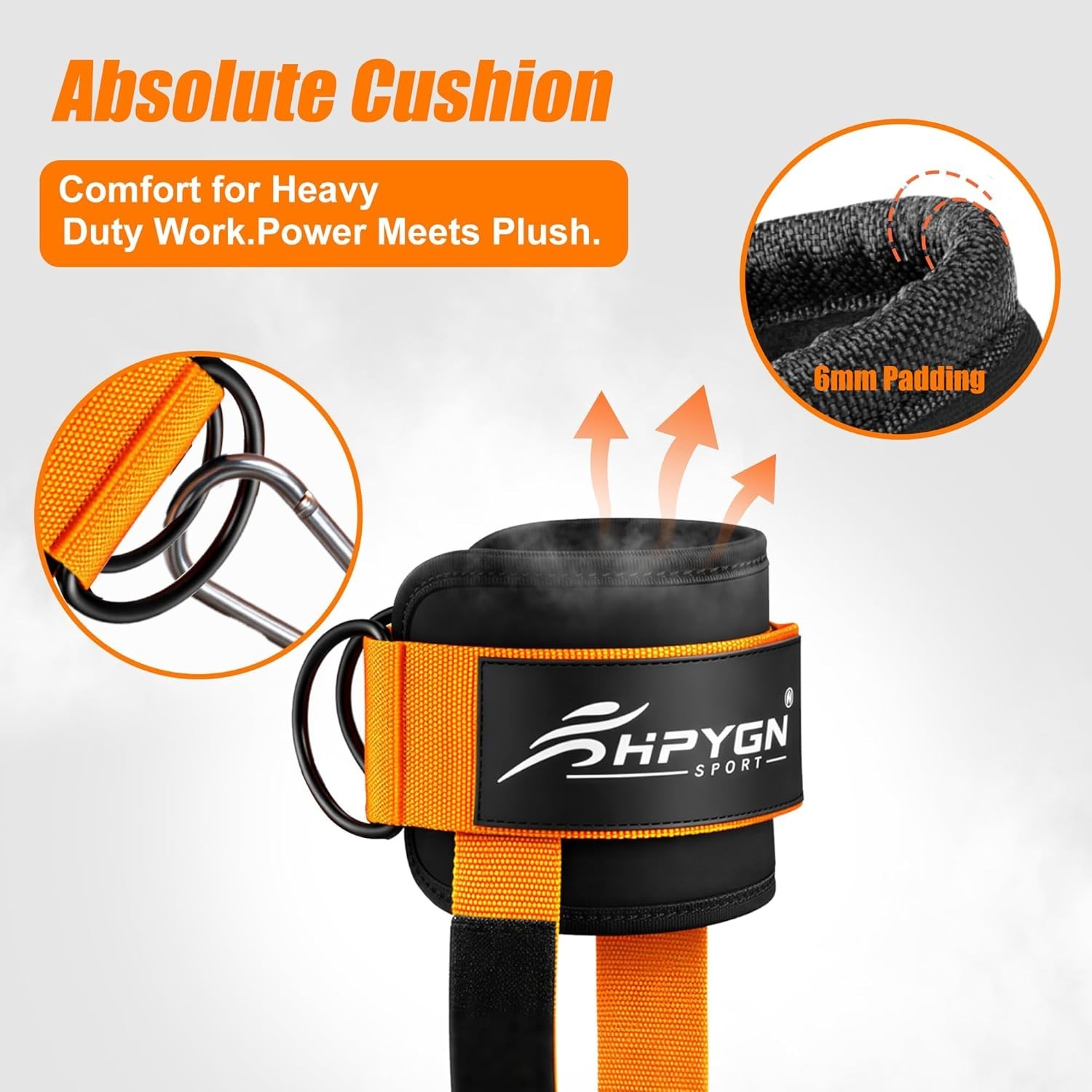 Ankle Strap For Cable Machine, Padded Ankle Straps For Cable Machine Kickbacks