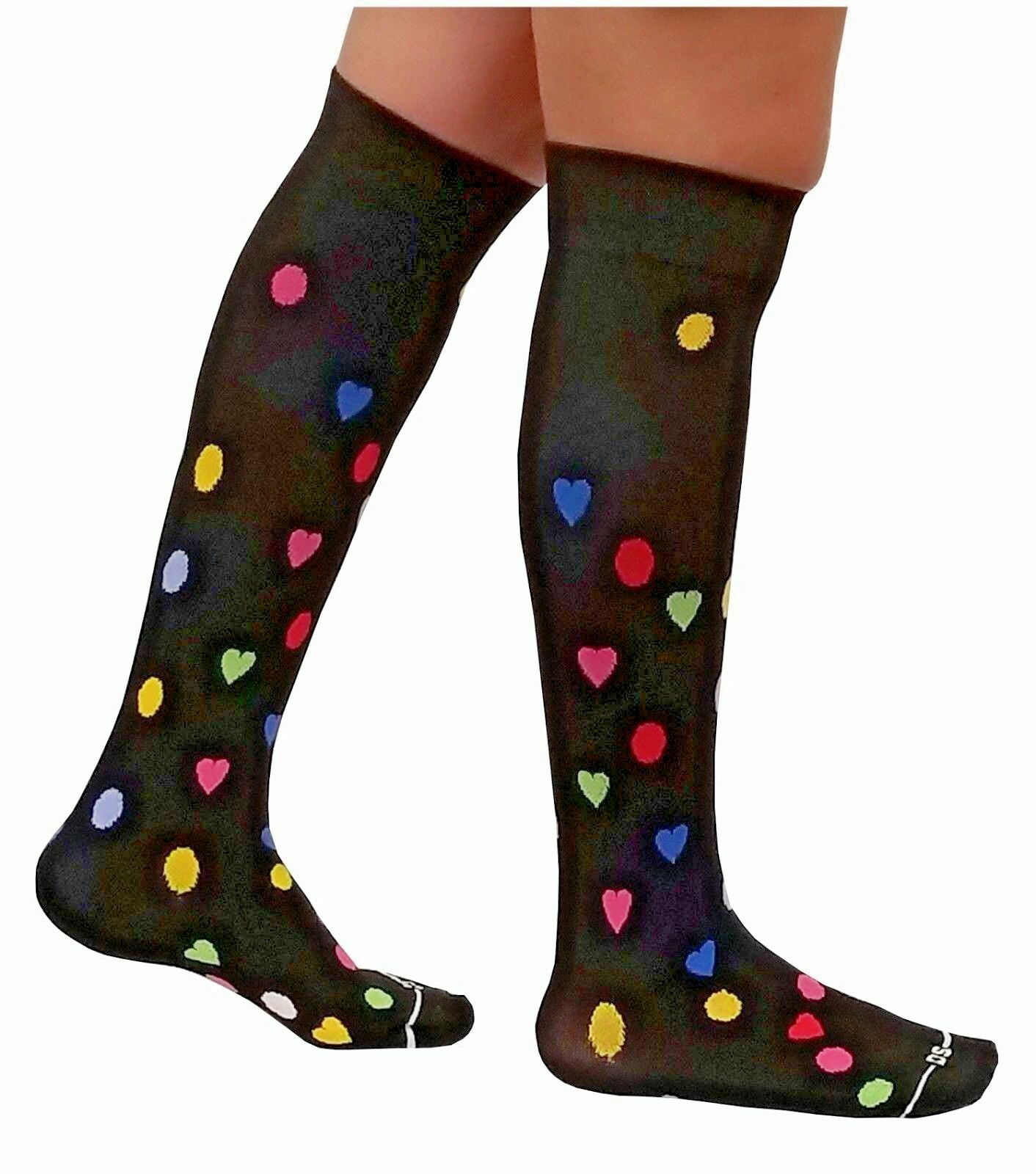 4 pair Womens Compression Socks Knee High 9-11 Dr. Shams Anti-Fatigue 15-20 mmHg