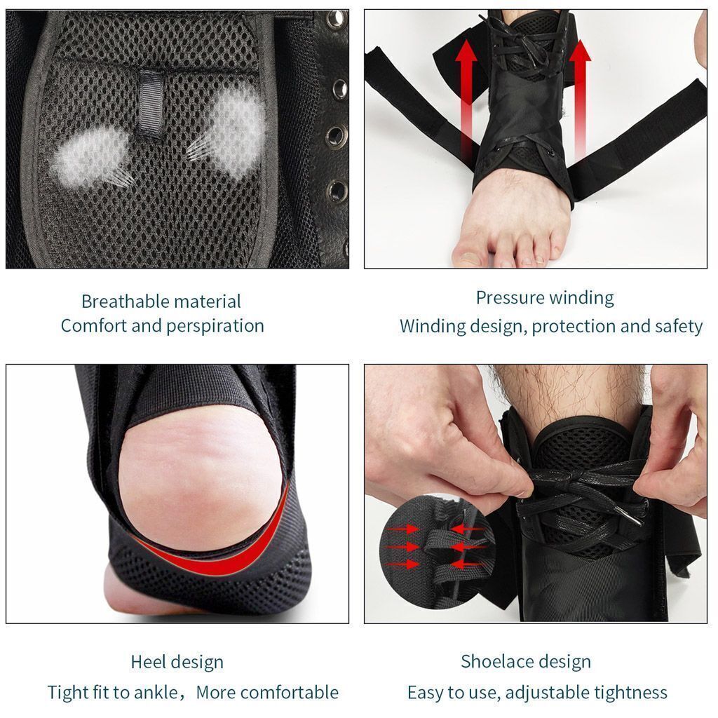 Plantar Fasciitis Night Splint Adjustable Foot Drop Ankle Brace Support Toe Pain
