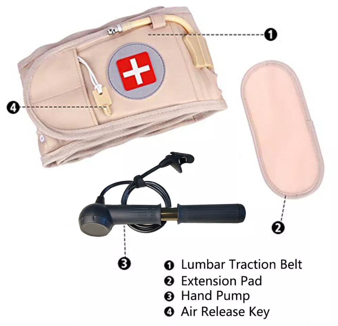 Spine Decompression Back Belt Lumbar Support for Lower Back Pain Relief