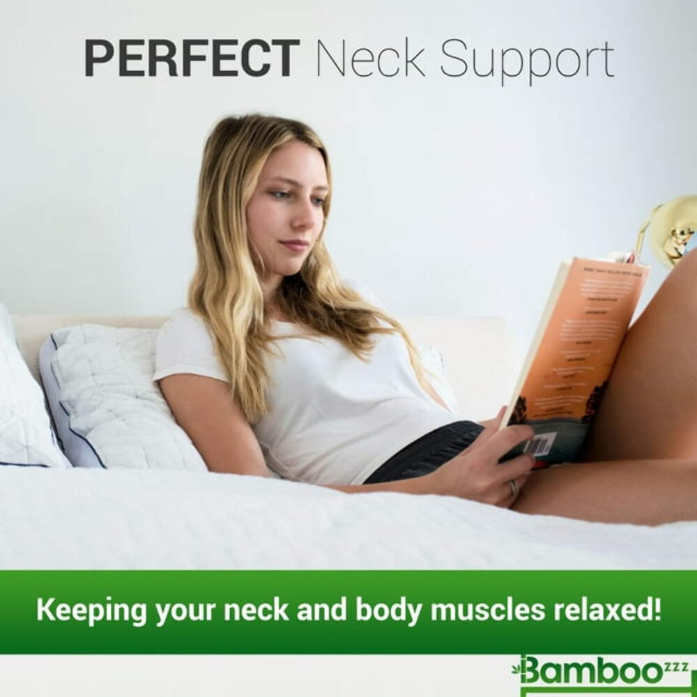 Bamboo Memory Foam Pillow CertiPUR-US Adjustable Cooling Hypoallergenic Washable