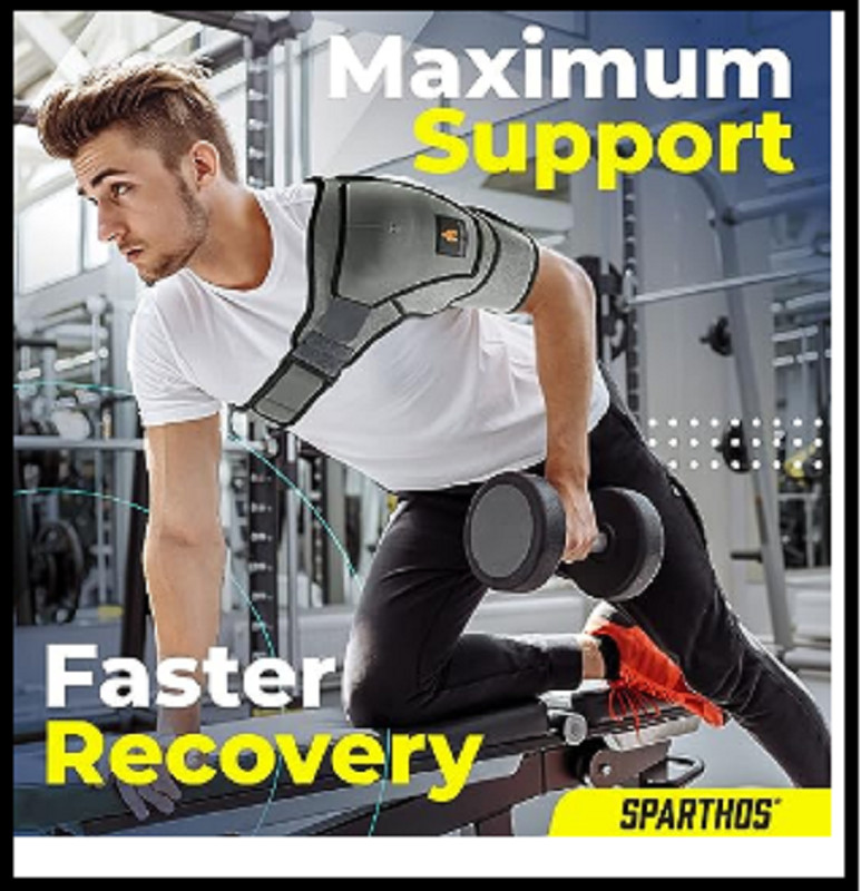 Shoulder Brace Support Compression Sleeve Joint Pain Relief Arm Immobilizer XXL