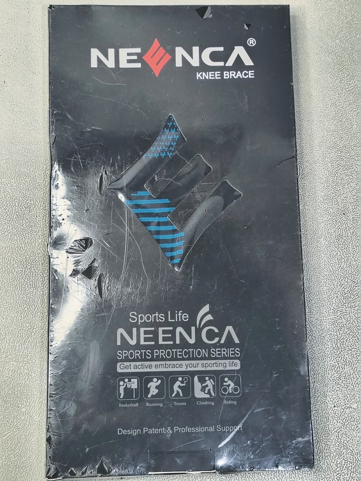 NEENCA Professional Knee Brace Size Large L Blue Compression Support HX051 NIB