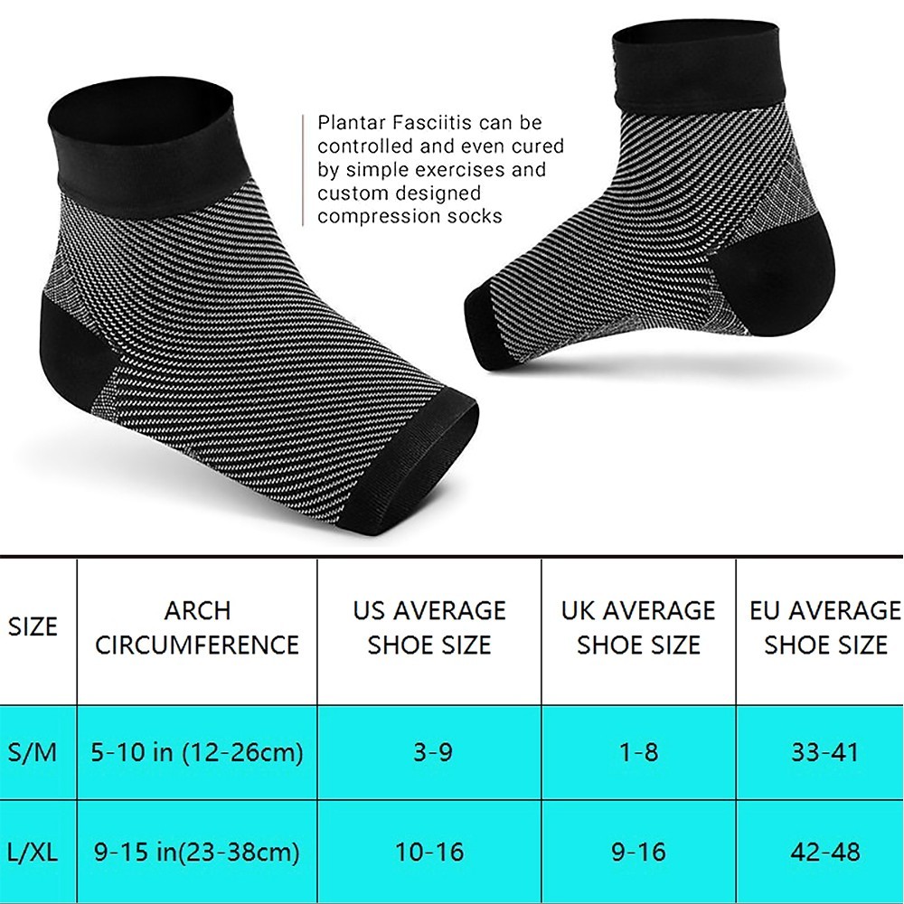 Ankle Support Brace Compression Achilles Tendon Strap Foot Sprains Injury, 2pcs
