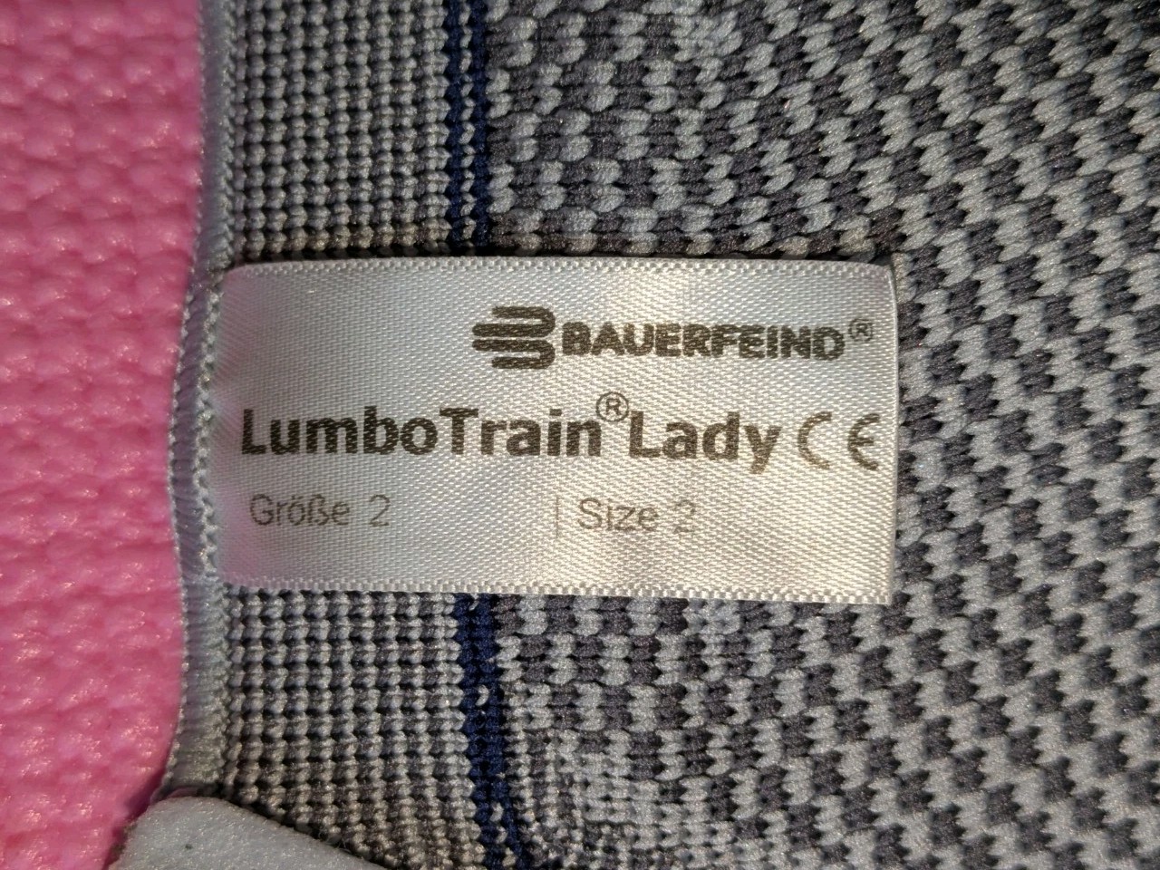 Size 2. Bauerfeind LumboTrain Lady stabilization spine
