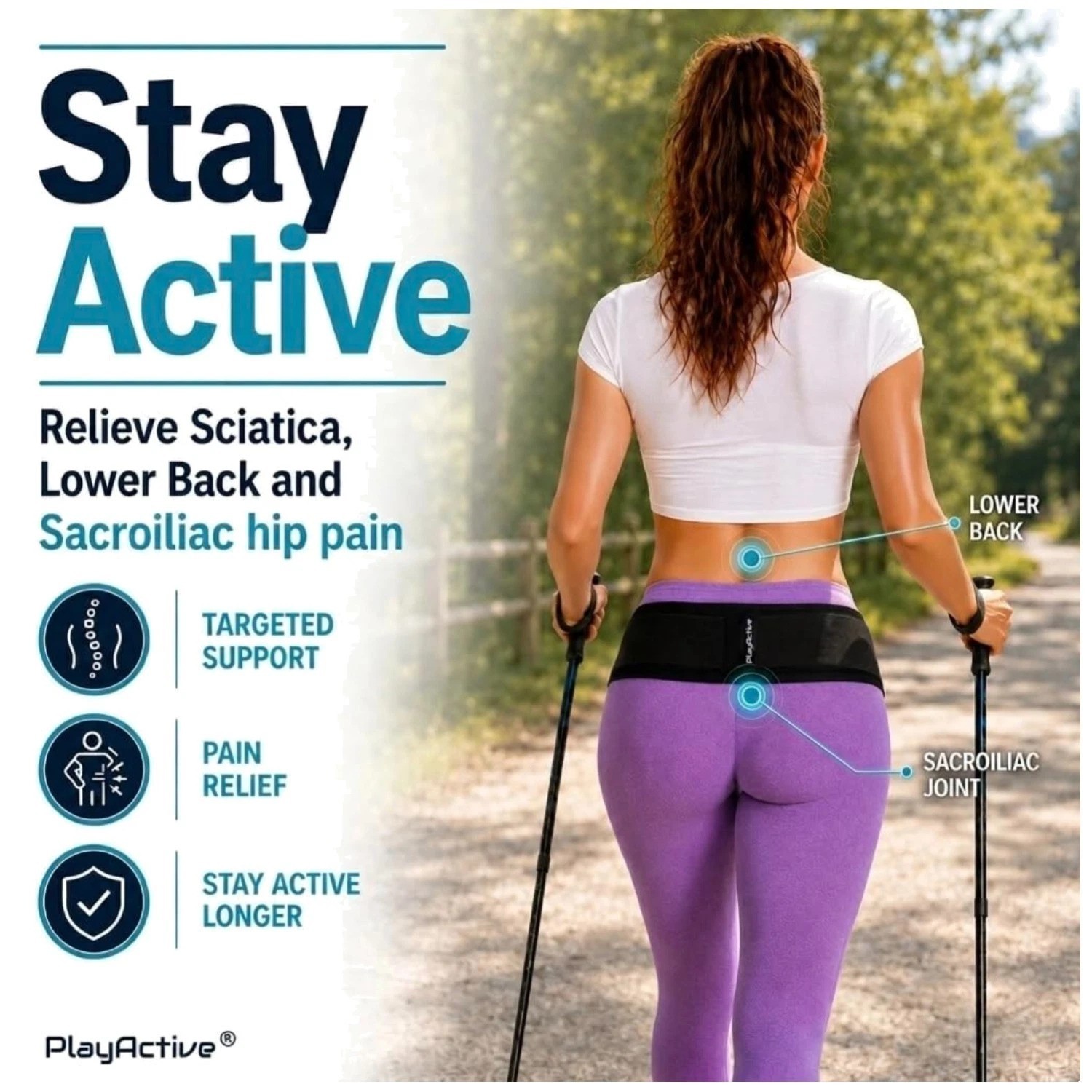 SI Joint Hip Brace – Sciatica & Lower Back Support