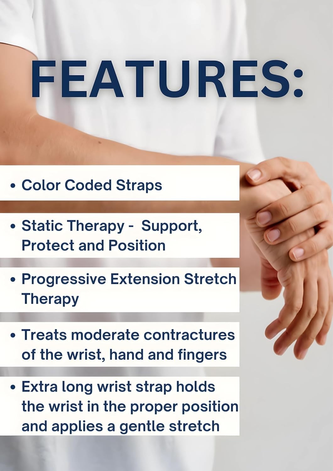 Stroke Hand Brace: SoftPro Functional Resting Hand Splint, Left, Medium 2pcs