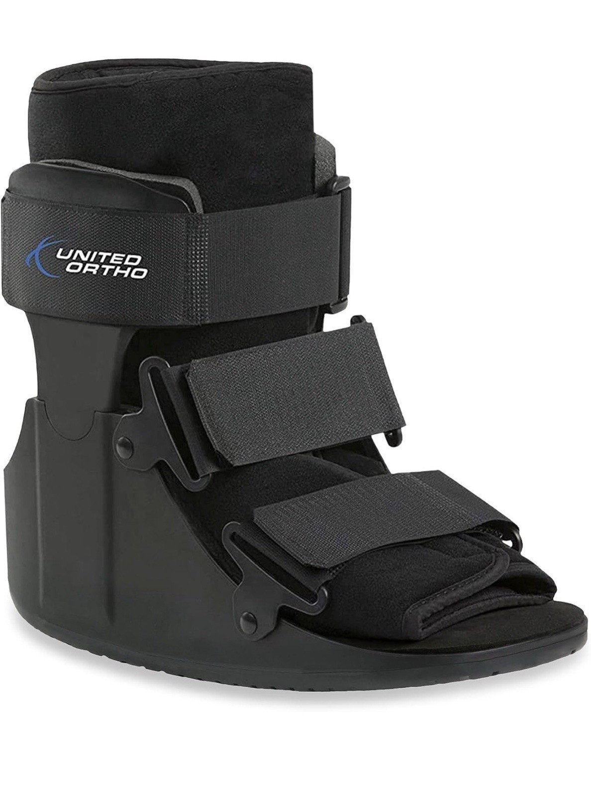 United Ortho USA14013 Short Cam Walker Fracture Boot, Small, Black