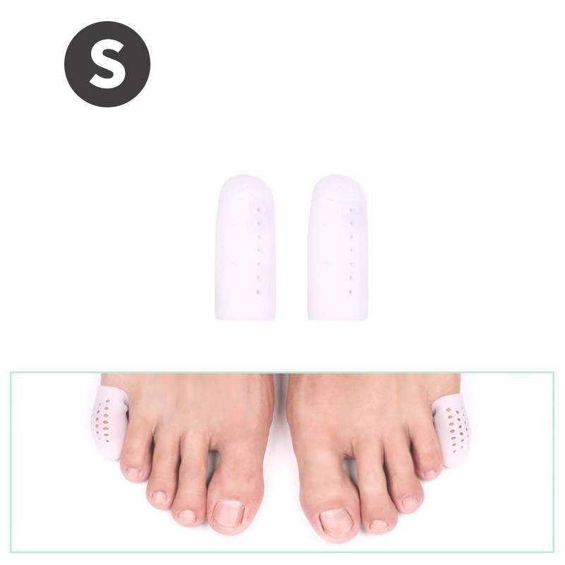 Silicone Toe Caps Breathable Toe Protector Prevents Blisters Small Medium Large