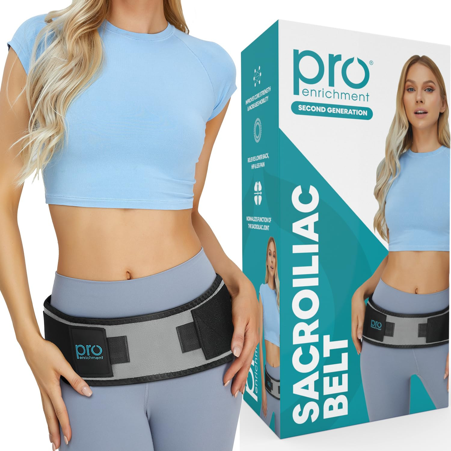 Cinturon lumbar Faja para aliviar el dolor ciatica Cinturon para la articulacion