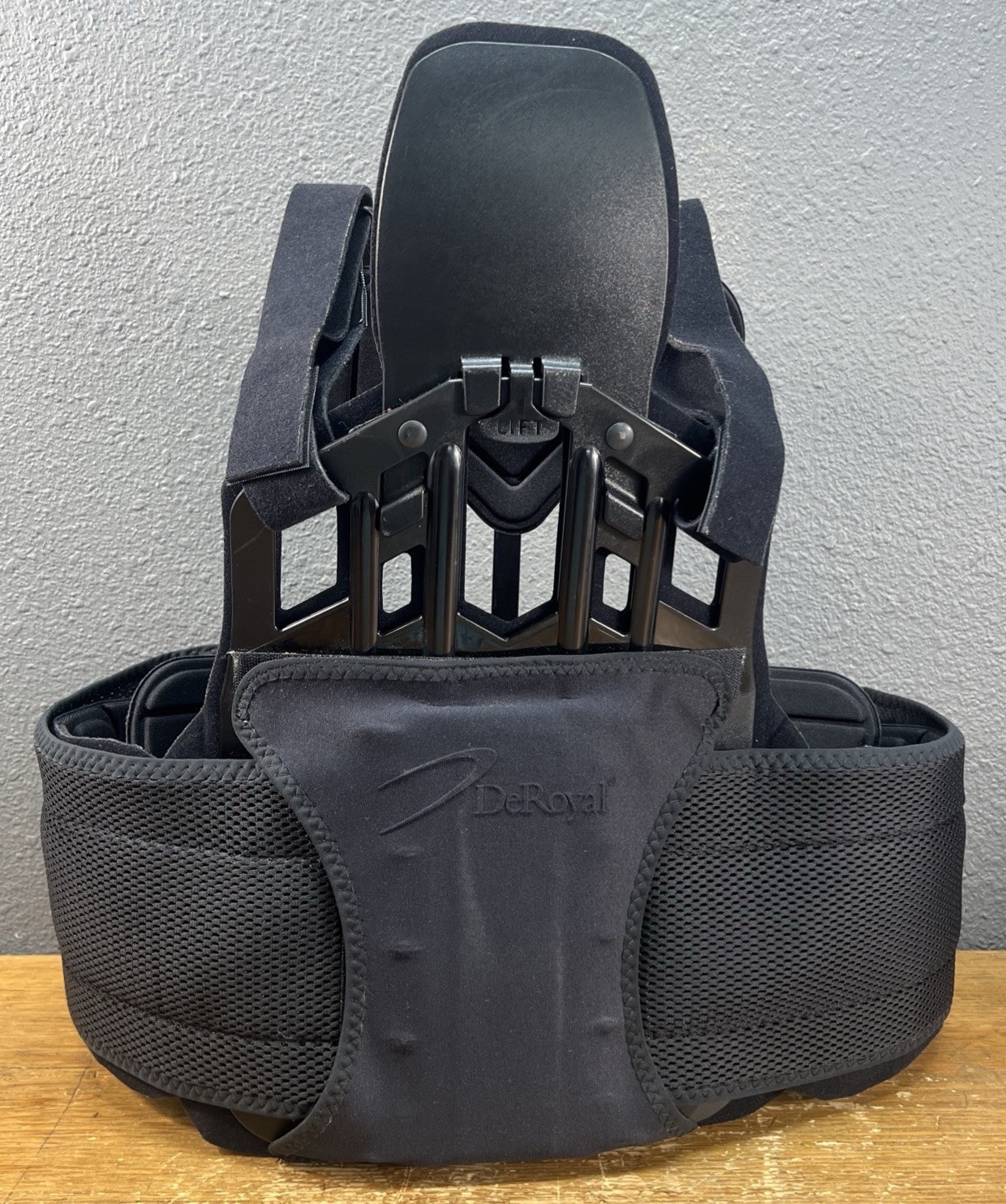 DeRoyal MAXAlign TLSO Back Brace Unisex Adjustable Black Spinal Support