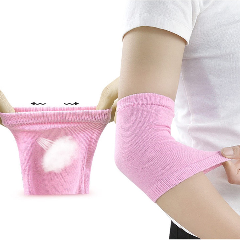 1 Pair Gel Elbow Pads Comfortable Elbow Skin Care Breathable Elbow Protective