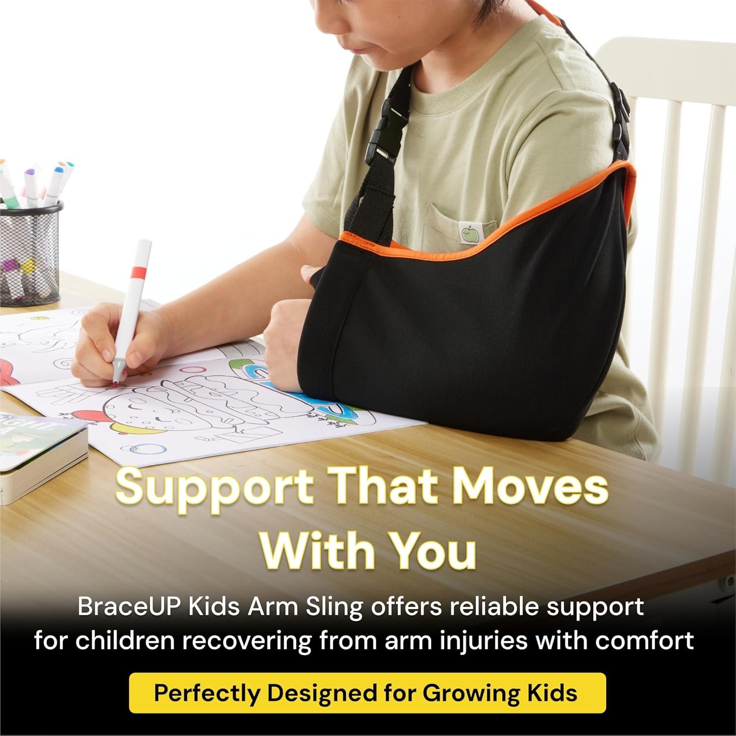 Cabestrillo para niños – Soporte ajustable para niños, soporte para el brazo