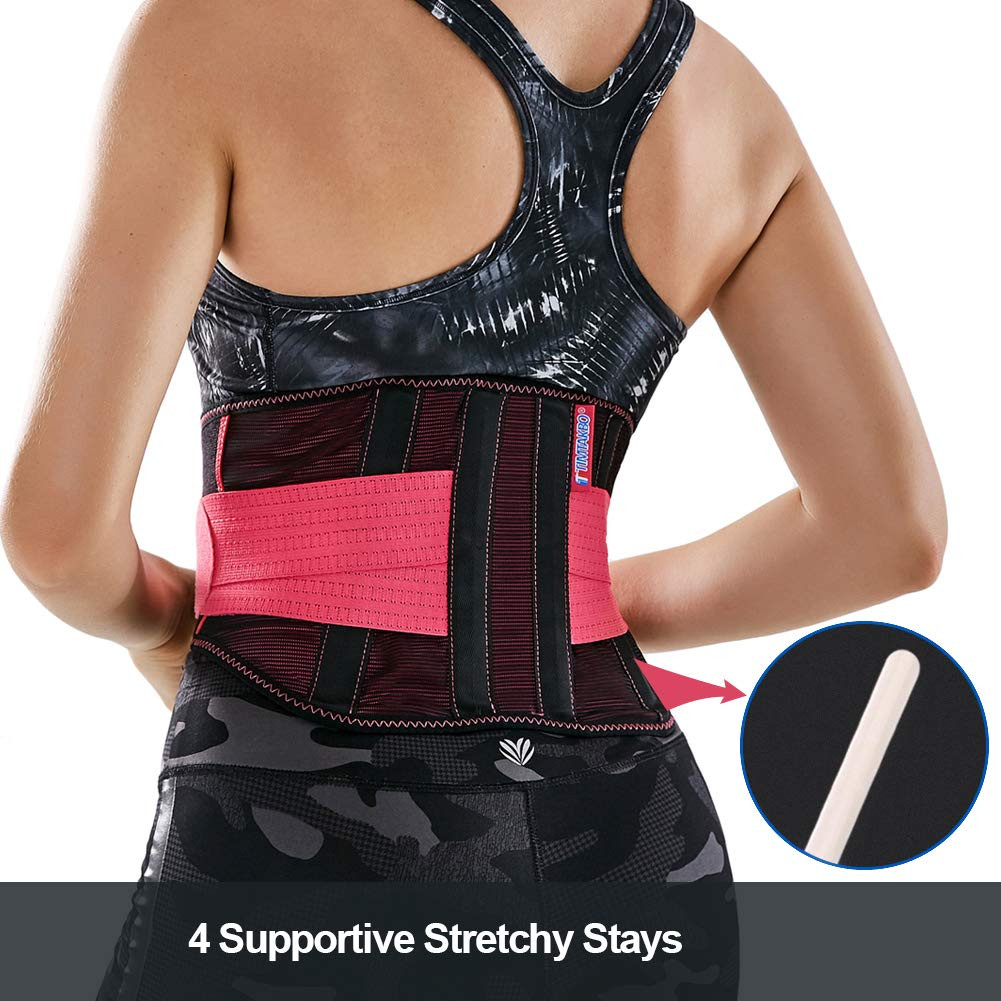 Lower Back Brace for Pain Relief – Breathable Lumbar Support Belt for Women | Ad