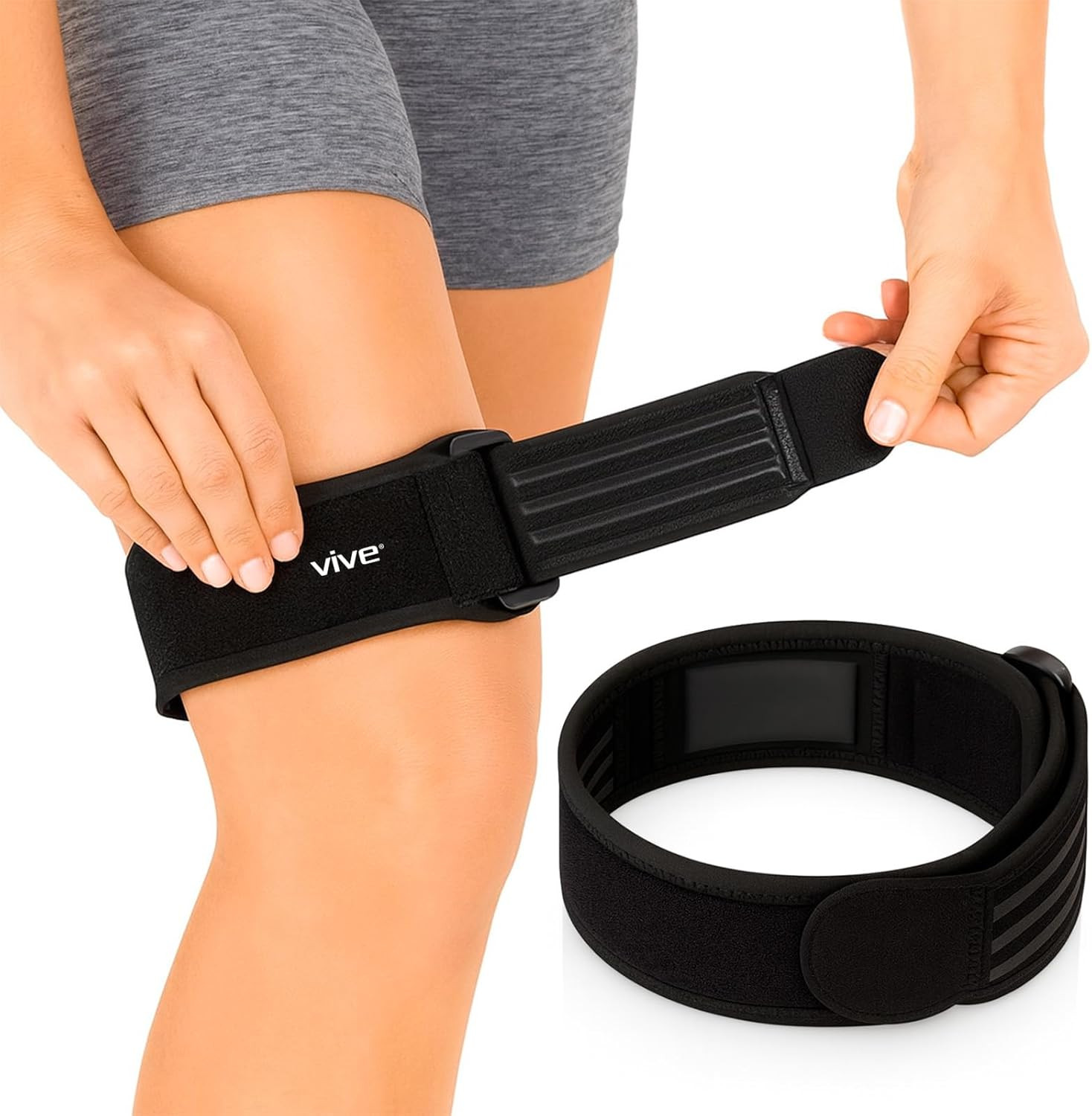 IT Band Strap – Iliotibial Band Compression Wrap – outside of Knee Pain, Hip, Th