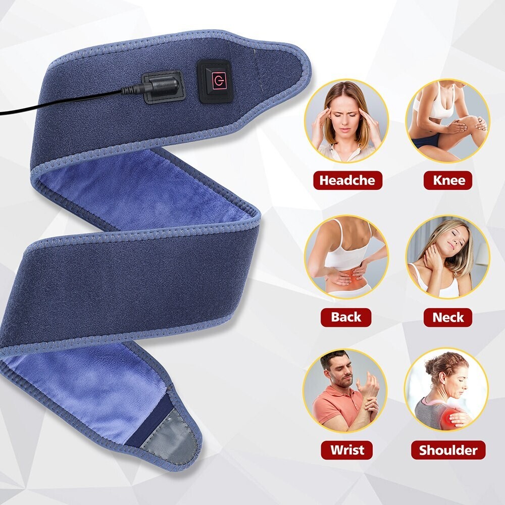 Heating Pad Wrap Electric Knee Arm Leg Brace Heat Warm Heated Joint Pain Relief