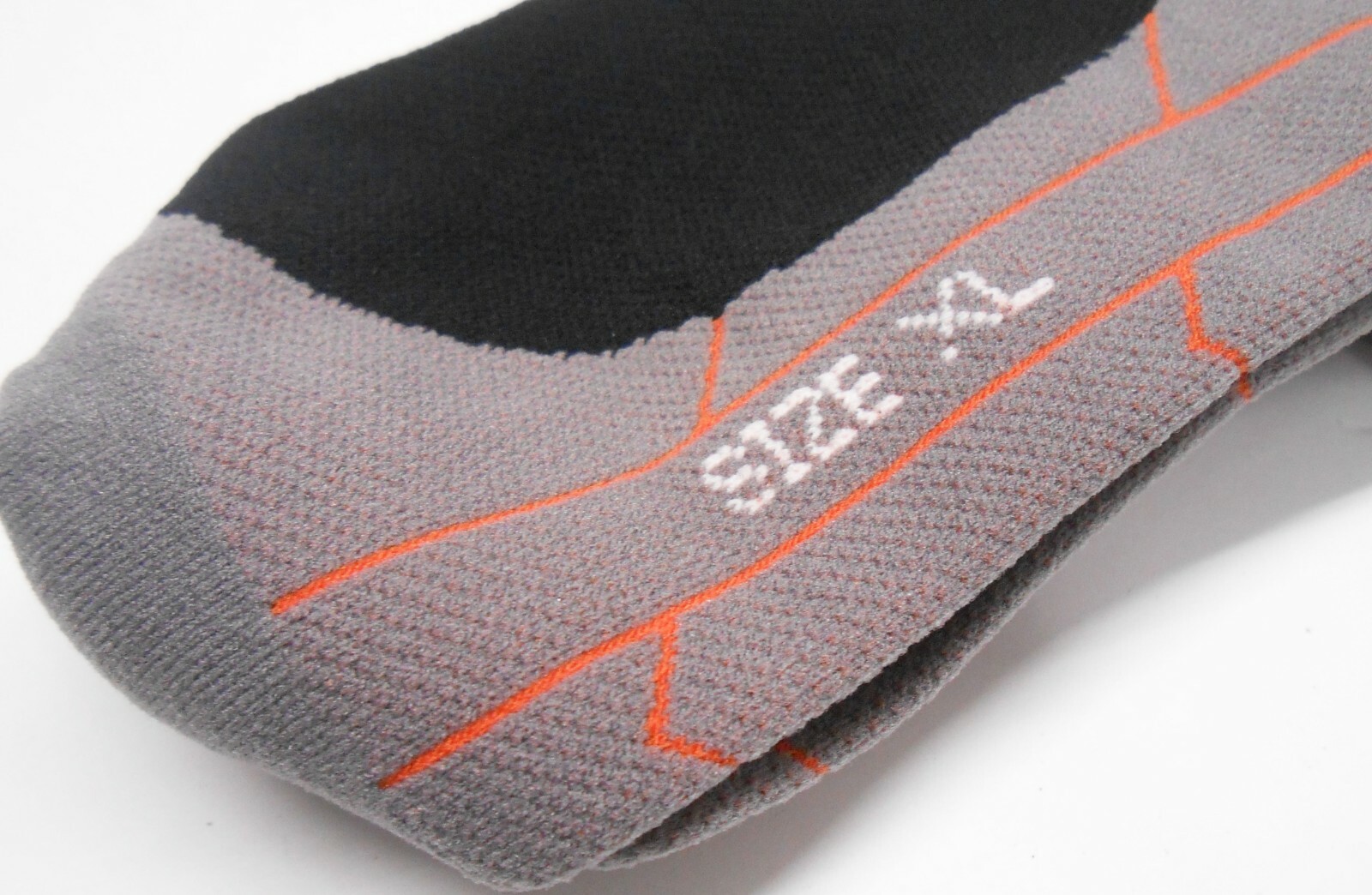 TAC Compression 20-30 mmHg Socks (Pumpkin Orange and black) Size: XL