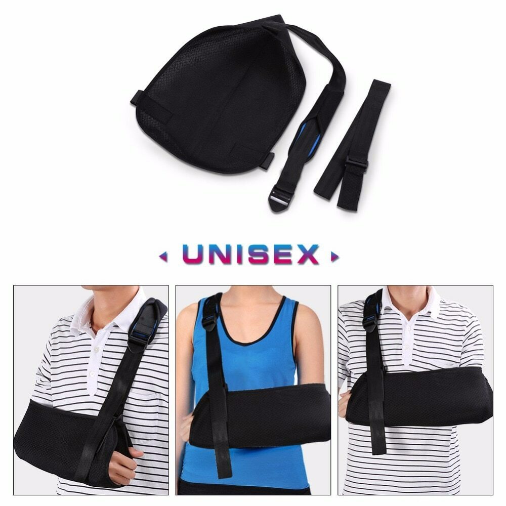 Arm Sling Adjustable Shoulder Support Fracture Protector Elbow Wrist Belt