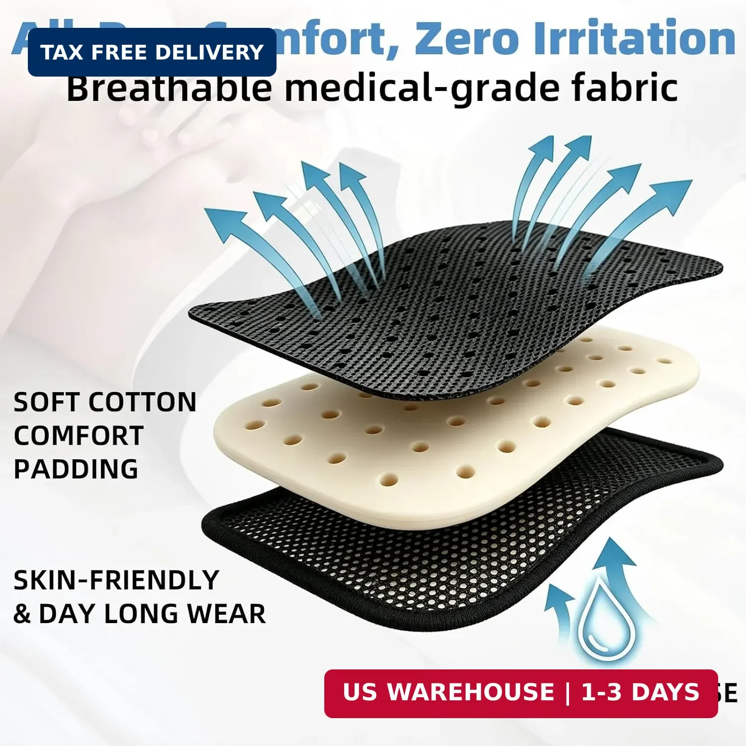 Tenbon Hernia Belts for Men and Women Left or Right Side Hernia Support.