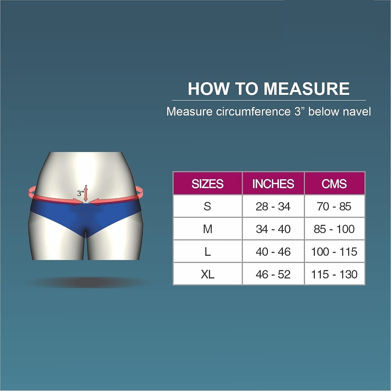 Hernia Belt, Grey, 1 Unit