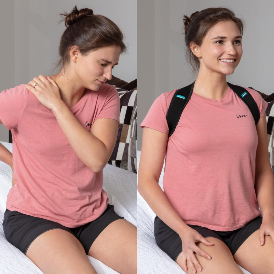 Posture Corrector Back Brace Adjustable Back Straightener Shoulder Support