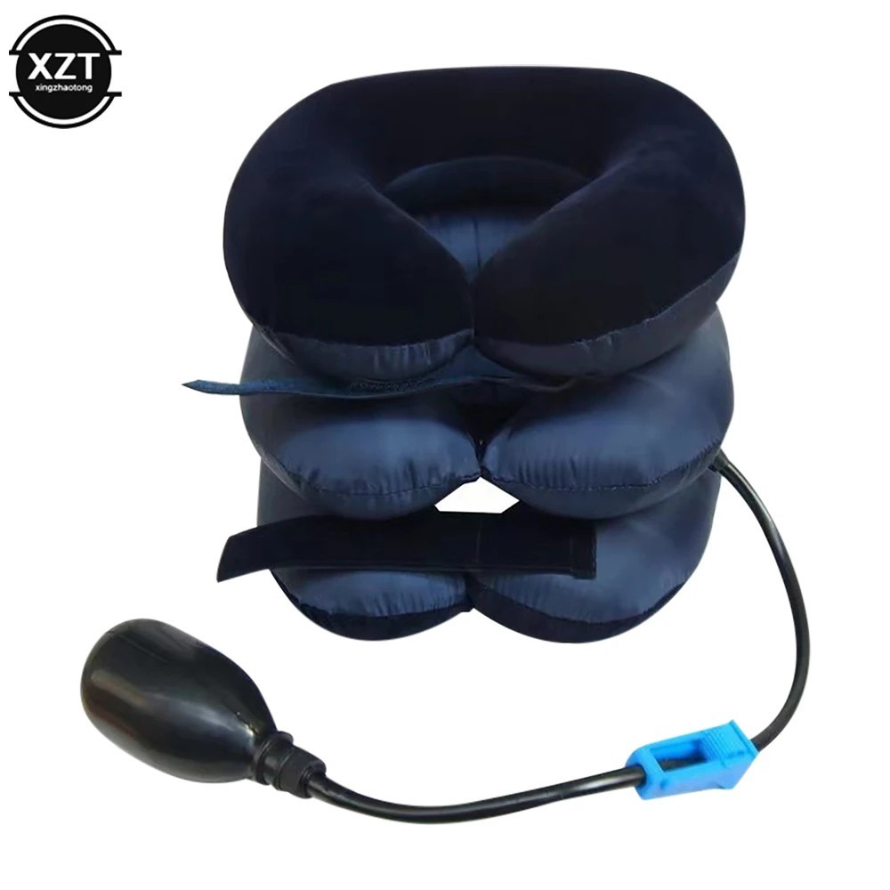 Cervical Neck Traction Device Collar Brace Support Pain Relief Stretcher Therapy
