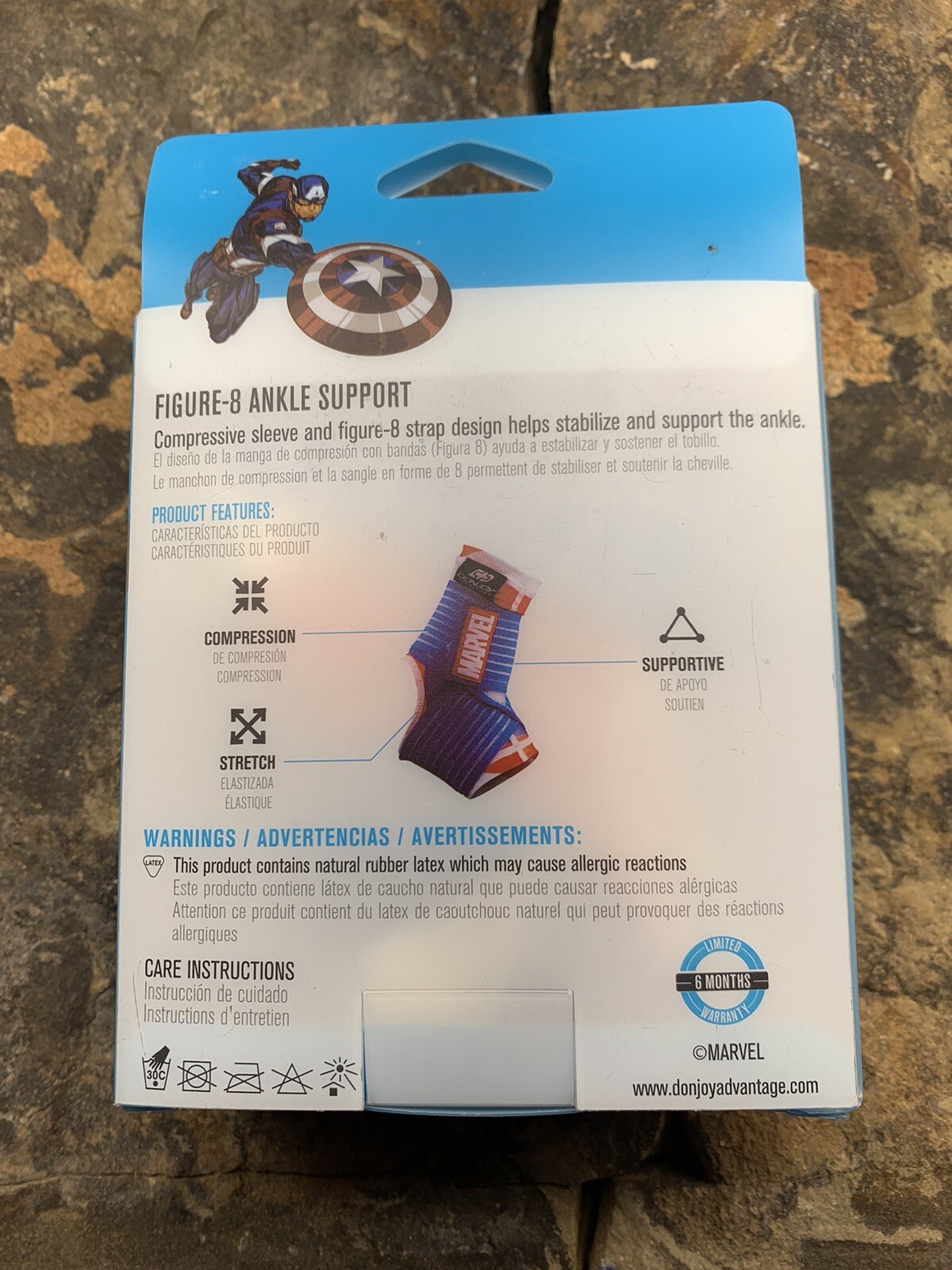 Donjoy Marvel Captain America Youth Ankle Support. New