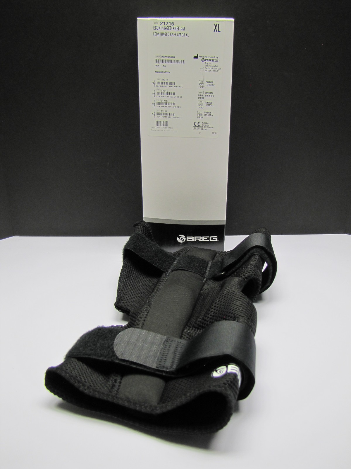 Breg Airmesh Economy Hinged Pull-On Knee Brace w Open Back – Extra Large 21715