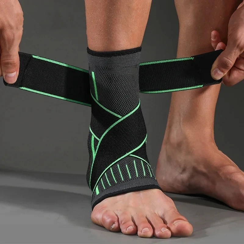 Elastic Ankle Brace Protector Sports Gym Fitness Support Belt.