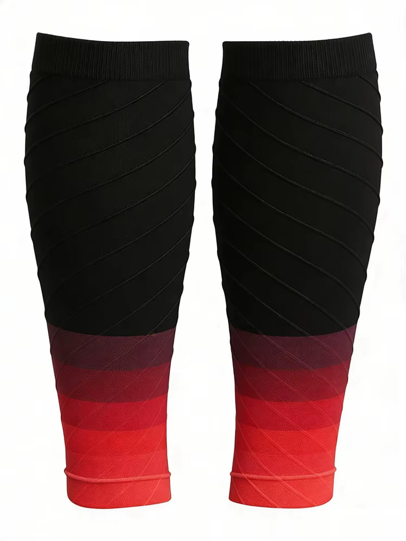 1Pair Calf Support Compression Sleeves for Women Men Running 20-30Mmhg Footless