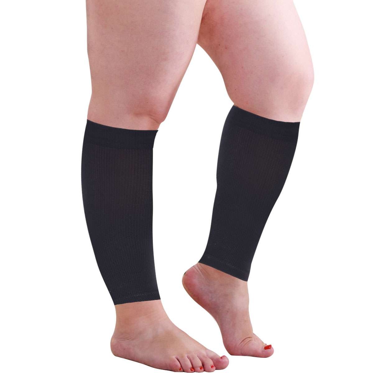 Calf Support Sleeves Leg Compression Socks for Runners Shin Splint Varicose Vein