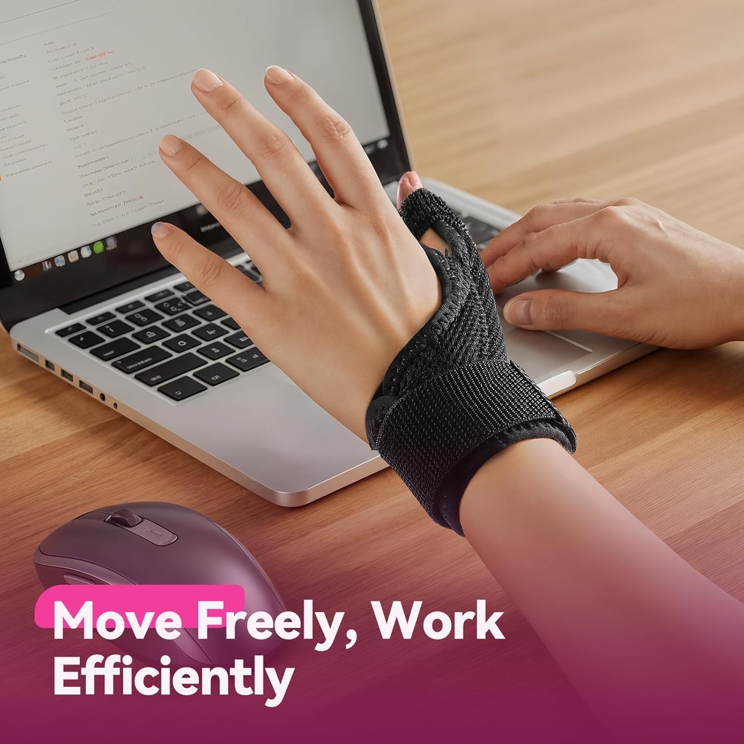 Ergonomic Thumb Support Brace for Arthritis & Tendonitis – Adjustable & Durable