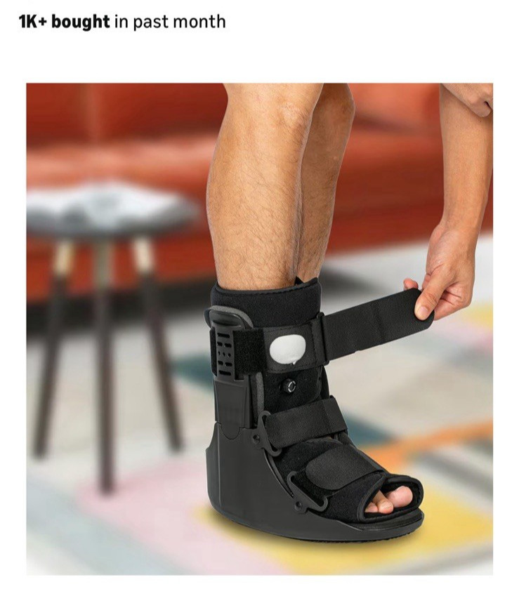 Air Walker Fracture Boot Walking Ankle Support Medical Cast Brace Adjustable
